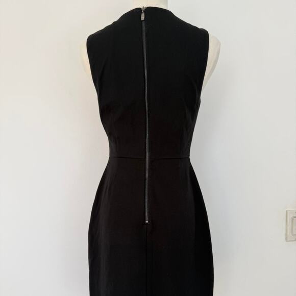 LAUNDRY BY SHELLI SEGAL FAUX LEATHER PATCHWORK DRESS - Picture 2 of 6